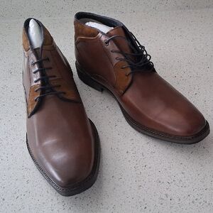 Men's Brown Leather Dress Shoes